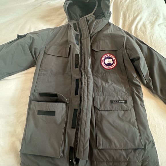 Men's Canada Goose Parker graphite Large - Picture 8 of 9
